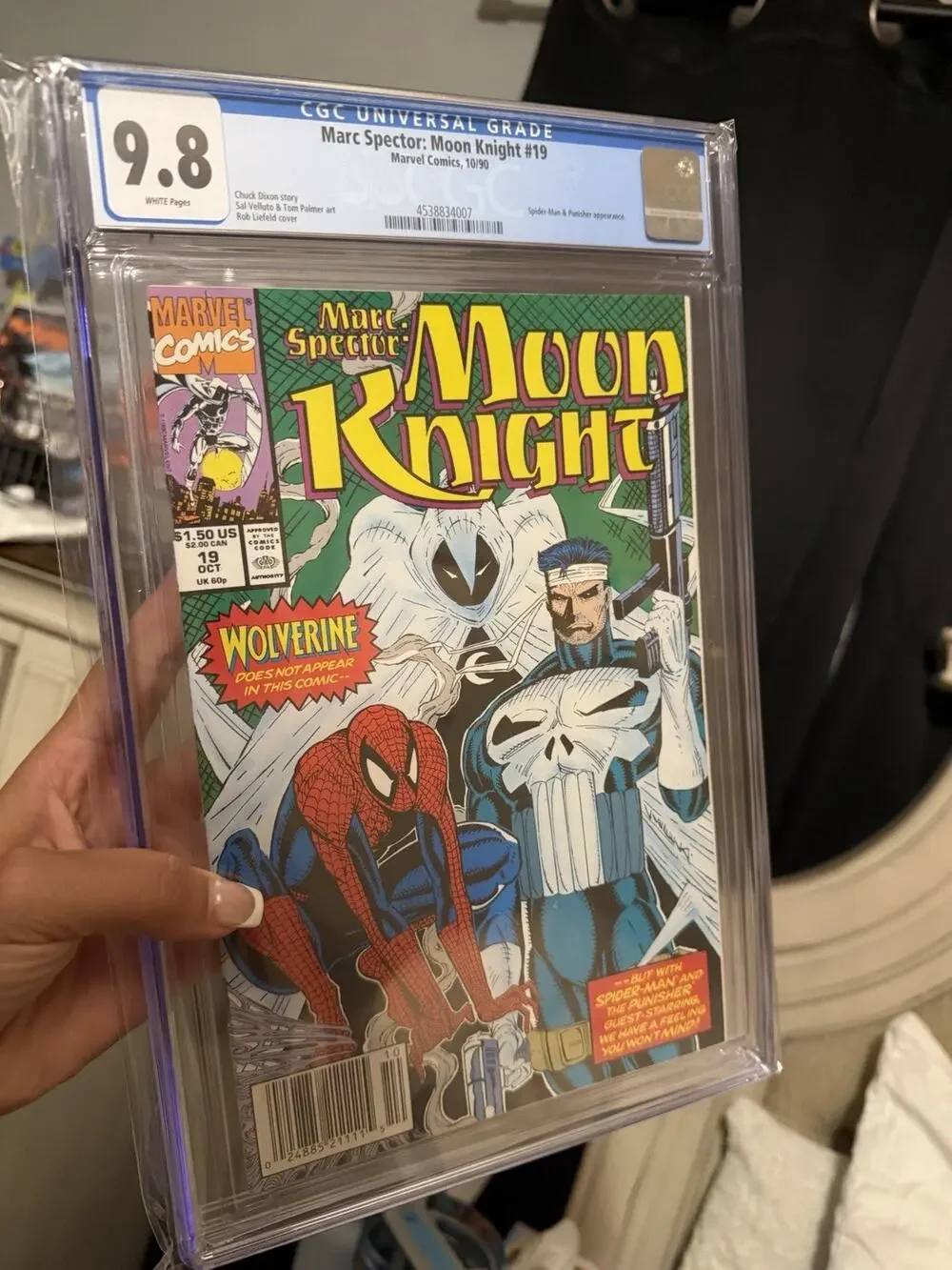 Marvel Marc Spector: Moon Knight #19 (1990) CGC 9.8 White Pages